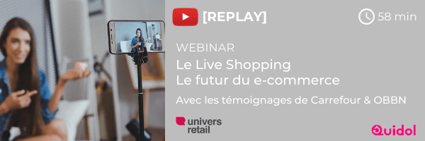 Replay webinar Live Shopping
